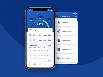 Finance Management App dashboad dashboard design dashboard ui finance fintech fintech app mobile mobile app mobile ui product design ui ux