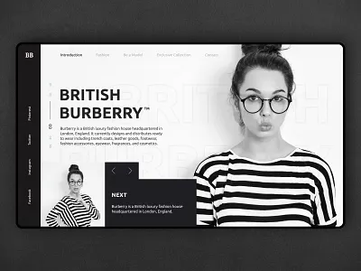 Fashion Website | Figma black and white clean clean design fashion fashion brand figma landing page ux web ui web uiux website website design