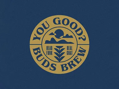 Buds Brew badge branding branding and identity lettering logo logo design typogaphy vintage