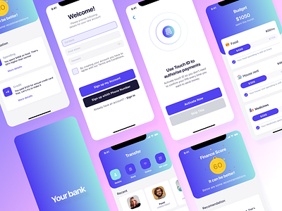 Your bank app design ui ux