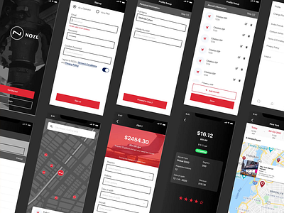 NOZL -FBO Locator & Direct Fuel Platform app design aviation ios app maps mobile app mobile app design mobile design navigation uiux