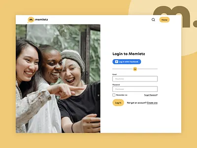 Memletz Digital Photo Album app design design figma mobile ui navigation ui ux