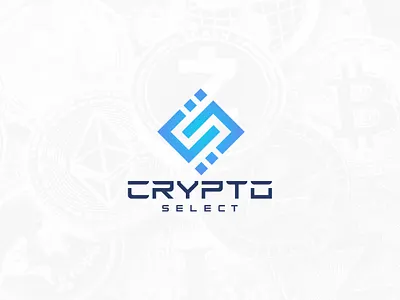 Crypto Select branding crypto exchange crypto logo cryptocurrency logo identity logo inspirations logodesign minimalist logo vector