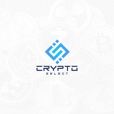 Crypto Select branding crypto exchange crypto logo cryptocurrency logo identity logo inspirations logodesign minimalist logo vector