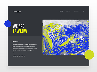 Liquid Design - Website Concept adobe xd concept illustration image liquid modern ui webdesign