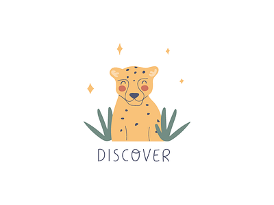 Disccover animal baby cat childrens illustration cute illustration jaguar jungle leopard safari wild