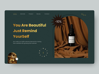 Beauty Products Header abstract beauty best design branding clean colorful creative design header landing page new design popular shot product product design tranding trending design ui ux web design website