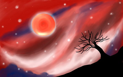 The red planet autodesksketchbook design digital digital art digital illustration digital painting illustration