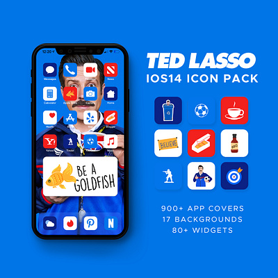 Ted Lasso iOS14 Icon Theme Pack design icons icons pack iphone