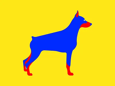 Hansel and Gretel animal design doberman dog dog illustration dogs hansel hansel and gretel illustration pincher