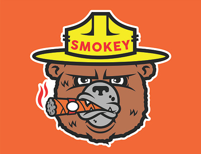 smokey branding characterdesign design illustration logo vector