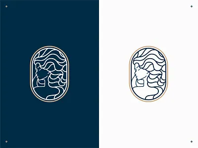 Sinuous branding clean design graphic design identity illustrator logo logotype mark minimal vector woman