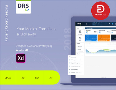 UX/UI for Medical Consultants & Patients Web App app branding design flat medical app mobile app ui ux web webdesign