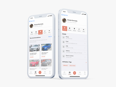 Car Dealership Management App app car clean clean ui crm crm design dealership deals design inventory inventory management ios minimal mobile mobile app mobile ui sales sketch ui ux