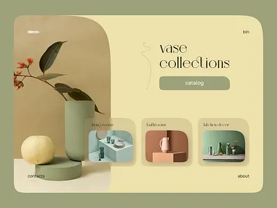Home decor catalog concept figma