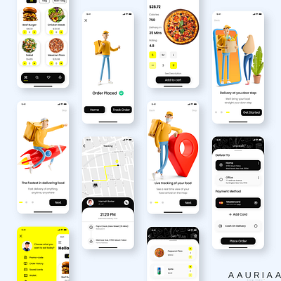 Food Delivery App - 2 app app design delivery delivery app design designconcept designer food food and drink food app ui uidesign uidesigner uiinspiration ux uxdesign uxdesigner uxinspiration