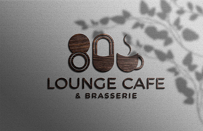 Brasserie cafe app colorful logo vector