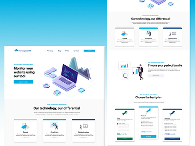 HorseSpeed WP | Landing Page ui ux web web design