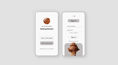 Daily UI Challenge 001 (Sign Up) app app design dailyui dailyuichallenge design flat minimal mobile app ui ux