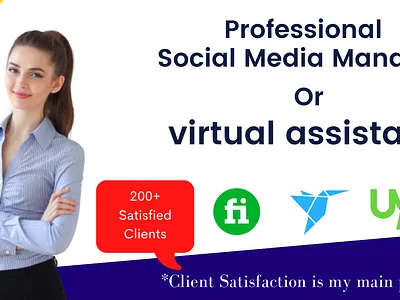 Your personal social media Marketing manager animation app branding design illustration logo typography ui ux vector