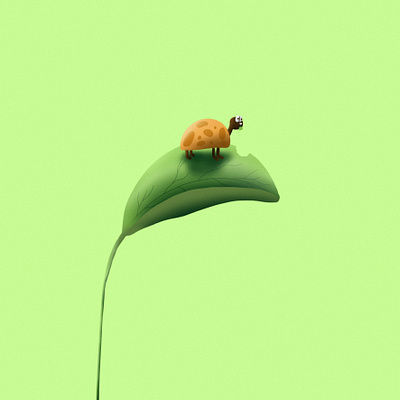 Little Bug illustration procreate