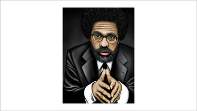 Dr. Cornel West brother cornel west illustration portrait