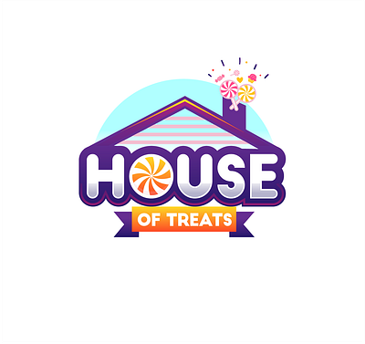 House of Treats branding design illustration logo