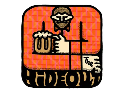 Root beer is on the house brand brand identity branding identity illustration lettering root beer sticker