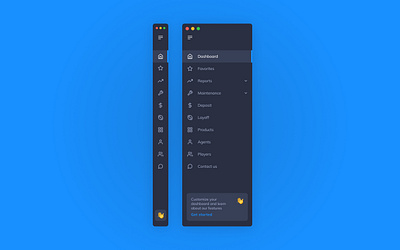 Sidebar Navigation design ui uxui web