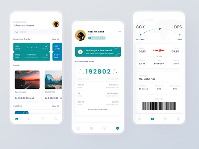 Ticket Vacation App app daily ui dailyui design flat illustration minimal mockups ui vector