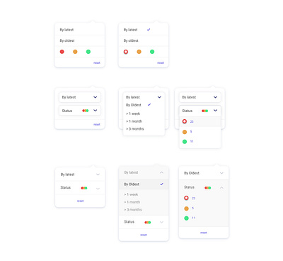 Working out filters! dropdowns filtering