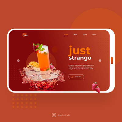 Juice Landing Page UI Design fruit interaction design juice juiceweb landingpage uidesign uiux uiuxdesign userexperience userinterface userinterfacedesign uxdesign webdesign