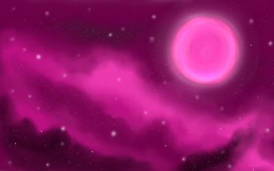 Pink Planet autodesk sketchbook autodesksketchbook design digital digital art digital illustration digital painting illustration nebula planet space space art space illustration stardust stars