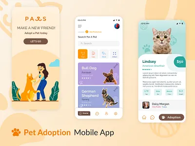 Pet Store Mobile app branding crazee adil graphic design illustration mohamed adil mohamedadil ui uidesign ux web