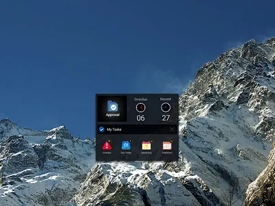 Desktop Widget design iconography ui widget widget design widgets