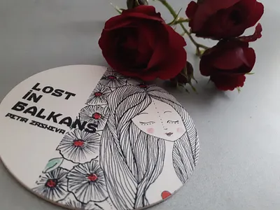 Lost in Balkans adobe illustrator advertising artwork brand design face illustration presentation style