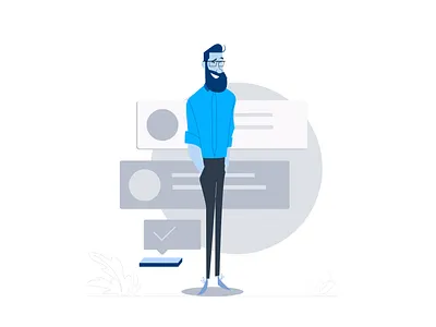 Charecter Illustration Day-01 animation art branding design flat graphic design illustration illustrator minimal vector