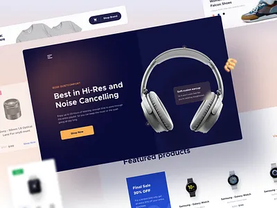 Ecommerce UI-KIT (Templates) builder cards component design e commerce ecommerce elements landing market minimalism sass shopify shopping store templates ui ui kit ux web woocommerce theme