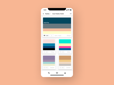 DailyUI044 Favourites dailyui044 favourites figma ui