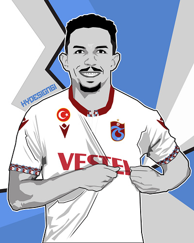 FLAVIO MEDERIOS x TRABZONSPOR app bordomavi design forma futbol hammers italia jersey tasarım trabzonspor