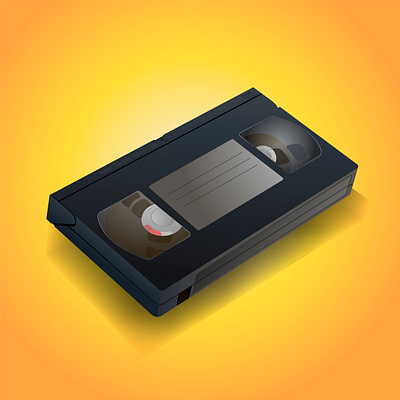 VHS Tape 90s illustration retrowave vector vhs video video tape vintage