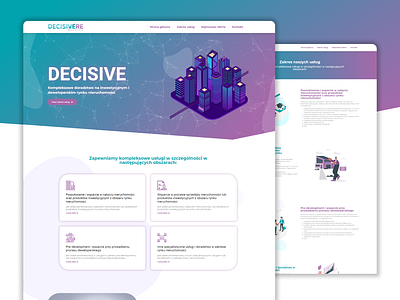 Decisive Real Estate - website design and development design figma ui ux web website design website development wordpress