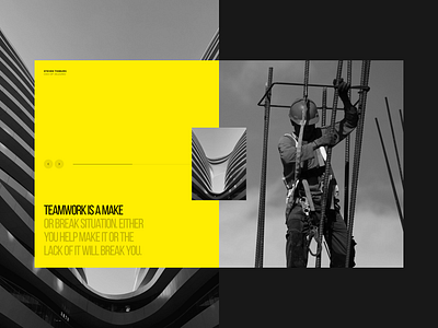 Jelezno | Development agency brand clean concept design desktop digital dribbble grid idaproject industry interface landing layout minimal real estate typography uxui web website