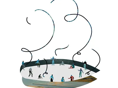 Svartloga illustration