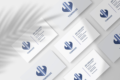 Townside Business Card branding businesscard design graphicdesign illustration logo