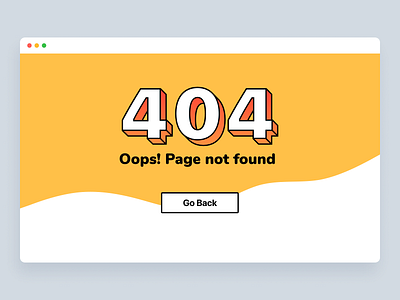 Daily UI #008: 404 Page 404 404 error dailyui dailyui008