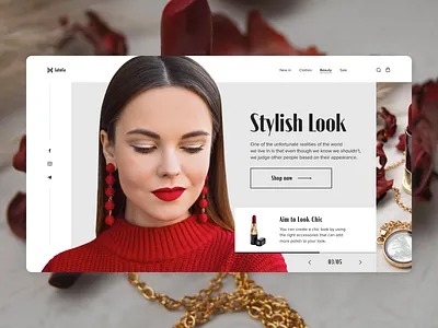Main page beuty main page mainpage stylish ui uxui uxui design uxuidesign