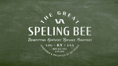 The Great VIA Speling Bee branding design designer graphic graphic design illustration logo louisville retro typography vintage vintage design