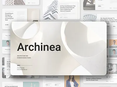 Archinea - Architecture and Interior Presentation Template architecture business corporate gallery google slides template interior keynote template layout minimalist modern portfolio powerpoint template presentation presentation template simple