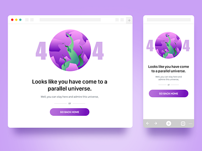 Design warm up :: 08 - 404 Page 404 404 error 404 error page 404page adidhotre aditya dhotre concept daily 100 challenge daily ui daily ui 008 dailyui dailyuichallenge design exercise mobile mobile app ui warm up web